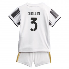 Koszulka Juventus Giorgio Chiellini 3 Dziecięcy Domowe Stroje Piłkarskie 2020/2021 Krótki Rękaw